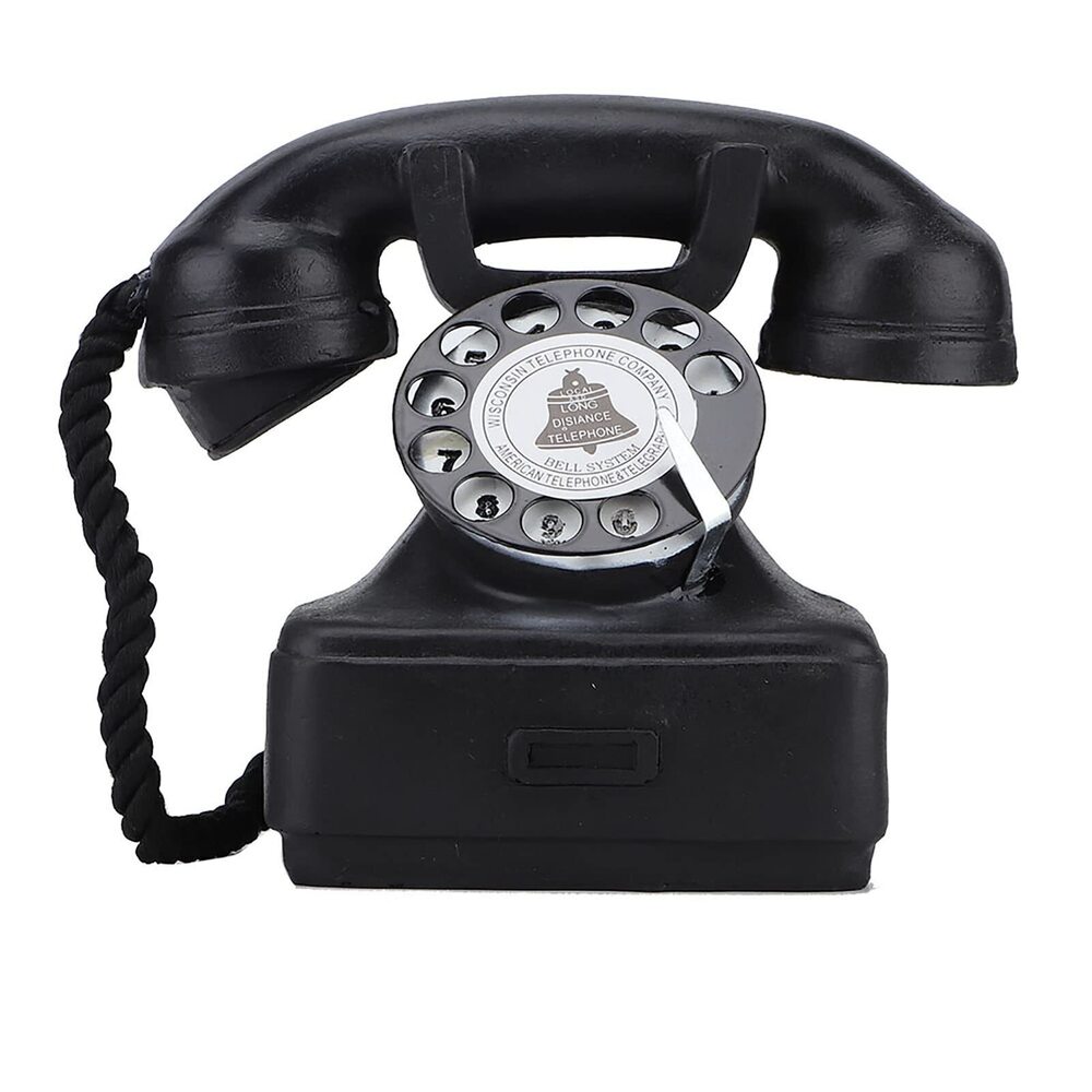 8849 Retro Decorative Phone Model,Small Vintage Rotary Telephone Decor